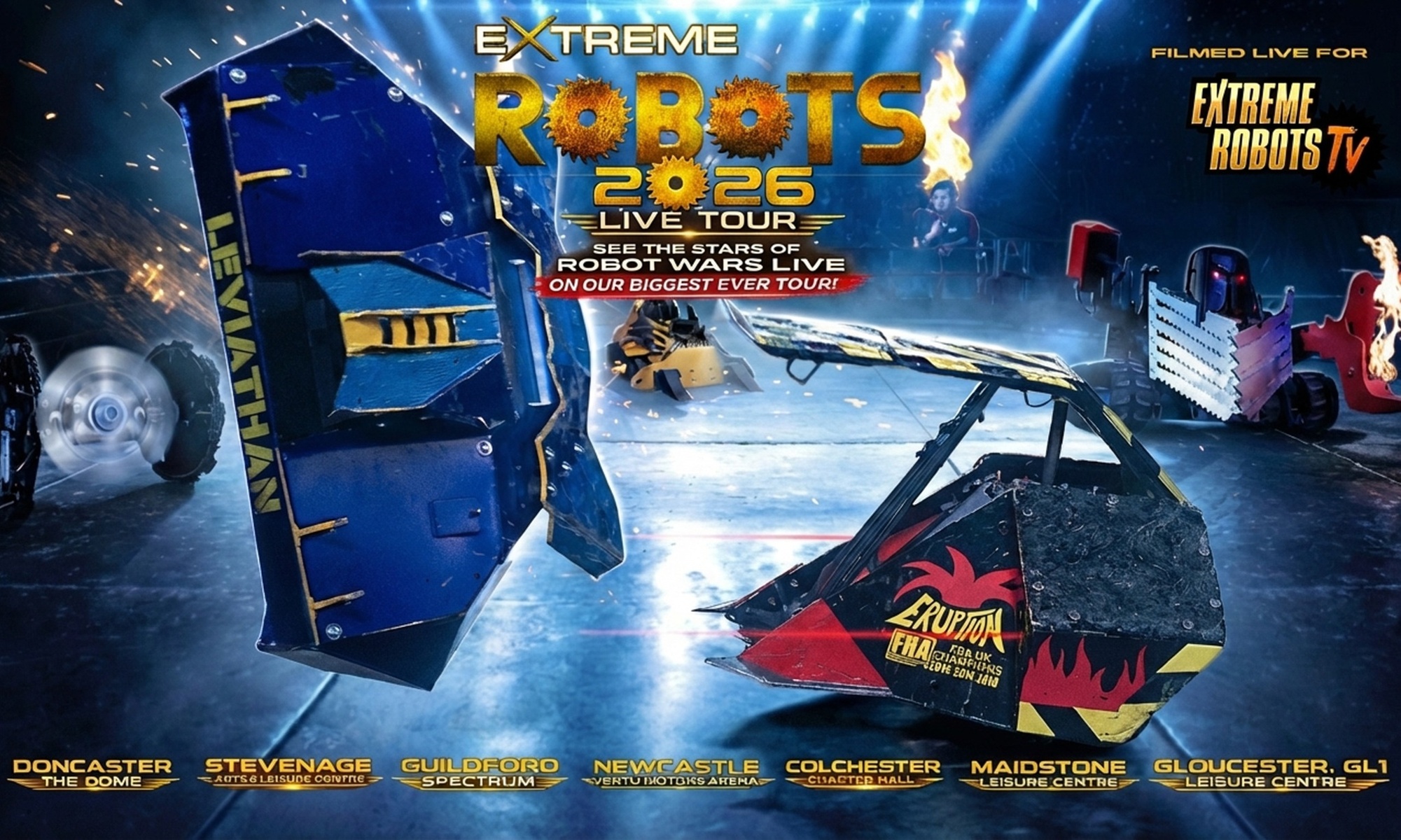 Extreme Robots Live Tour - April 25 Through November 15, 2026