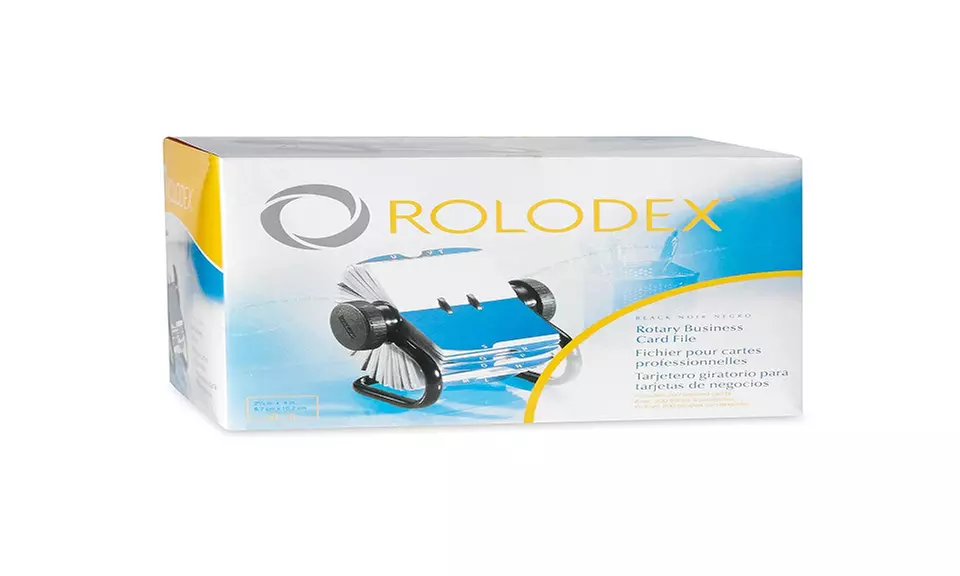 Rolodex Open Rotary Business Card File - Second Medium