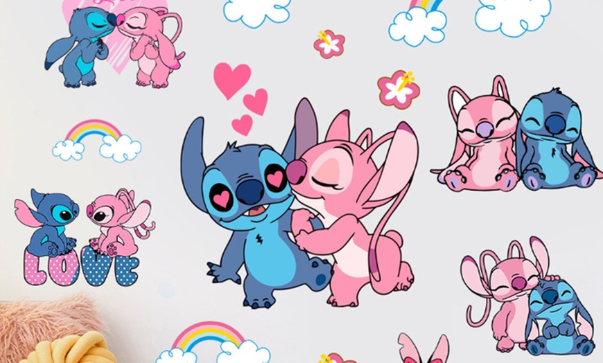 Image 6: Yutou Lilo & Stitch Inspired Wall Stickers