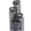 Image 15: Outdoor Multi-Tier Ceramic LED Fountain Water Feature