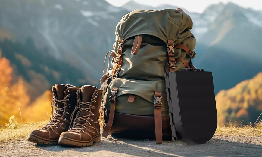 Image 3: Foldable Compact Portable Toilet Potty Loo