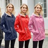 Image 1: Athletic Windbreaker Jacket Water-Resistant Raincoat