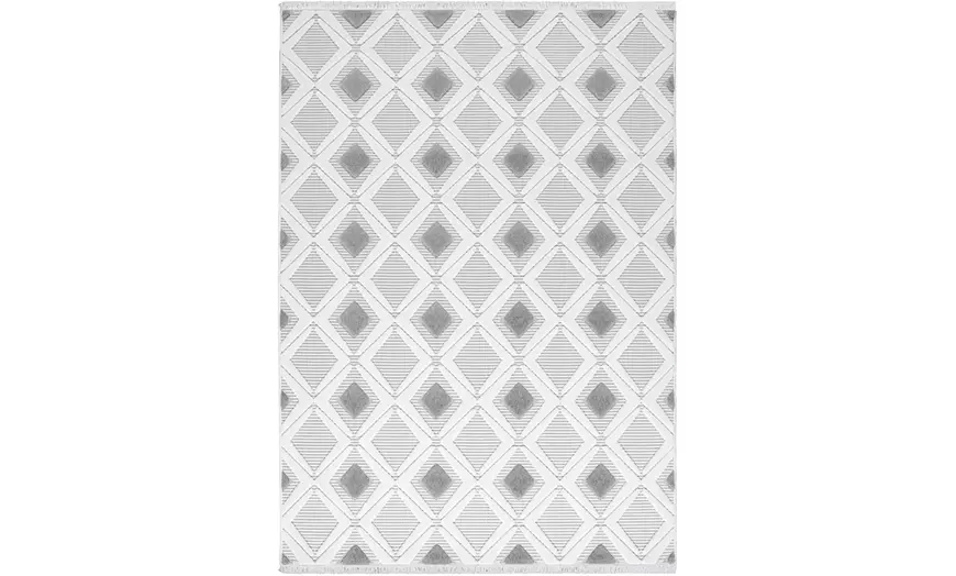 Image 16: Rechteckiger Teppich „Oslo“ mit geometrischem Muster