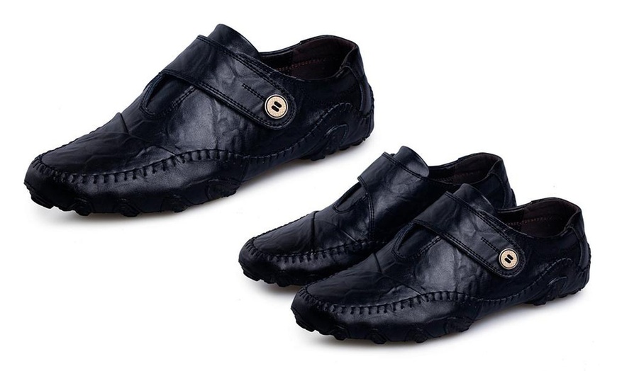 Image 3: Men's Cowhide Leather Shoes