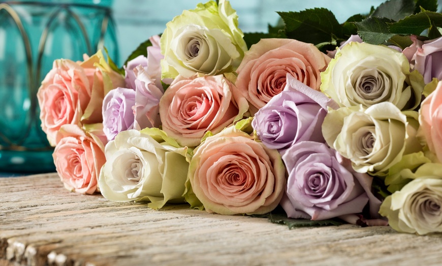 Image 4: Next Day Delivery 24 Farmers Choice Rose Bouquets - Rose Farmers (Up to 44% Off)