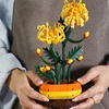 Image 9: LEGO Inspired Flowers Building Blocks Set