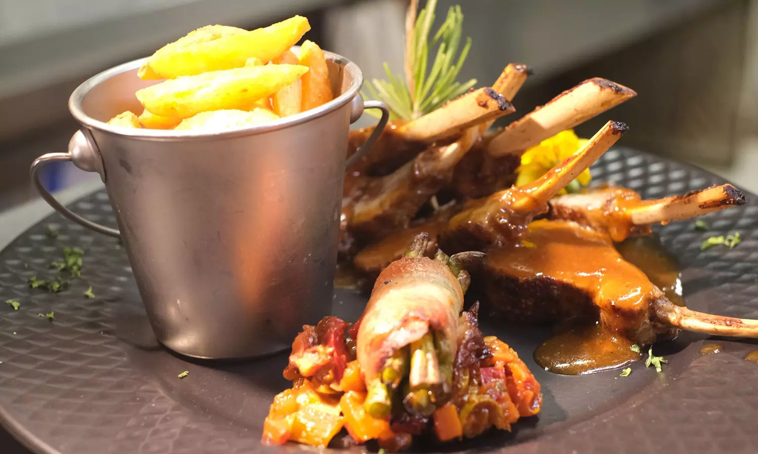 Menú "Sabores con vistas al mar" para 2 con postre y opción a vino