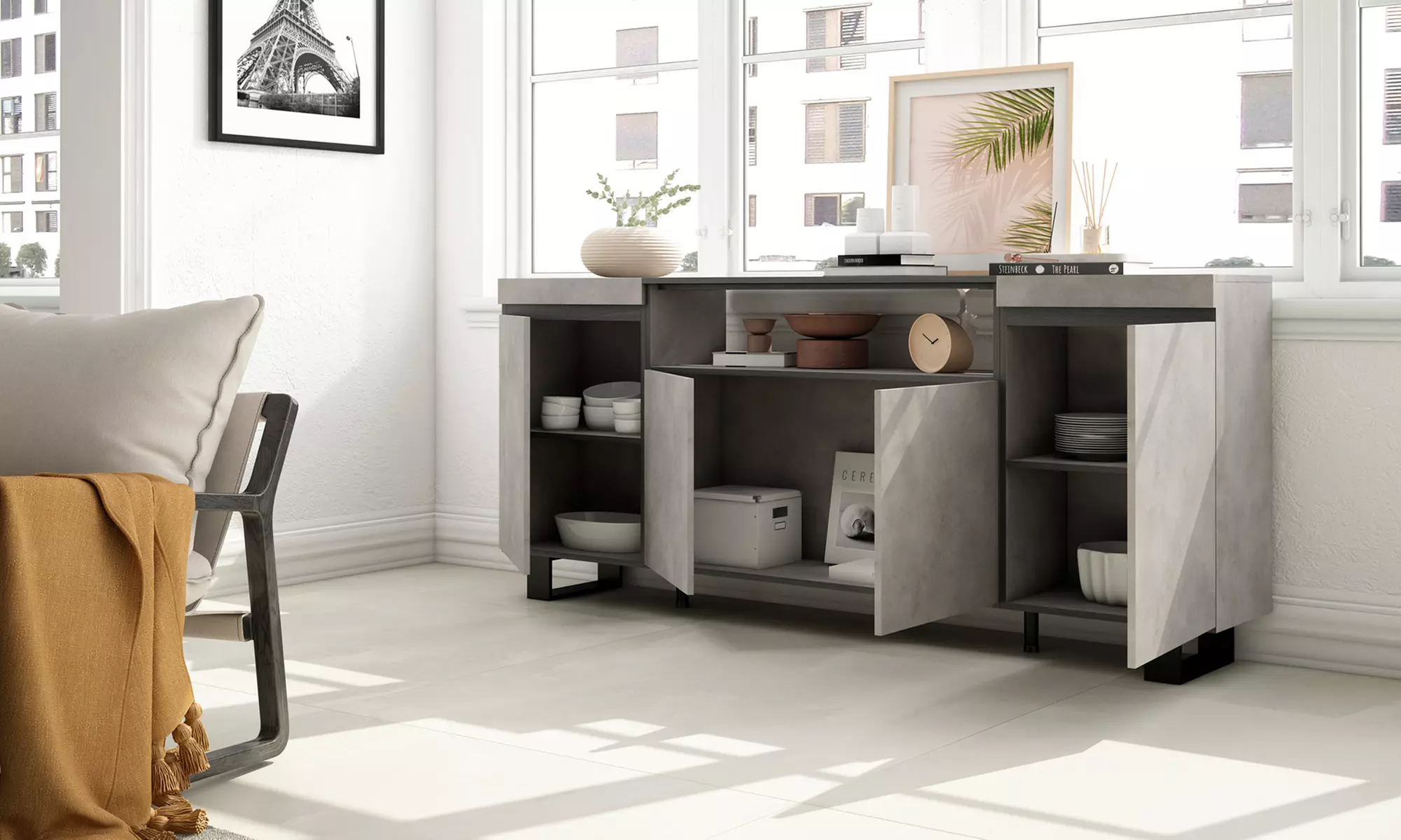 Sideboard mit großem Stauraum