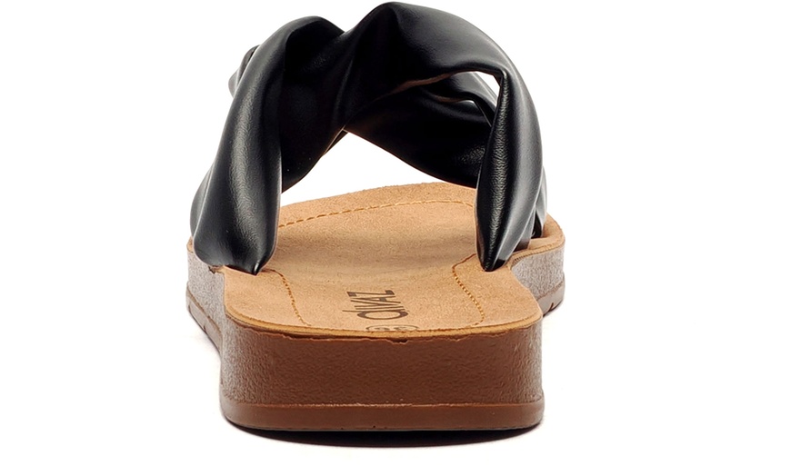 Image 3: Divaz Luxe Zurich Women's Sandal, Vegan-Friendly Comfort