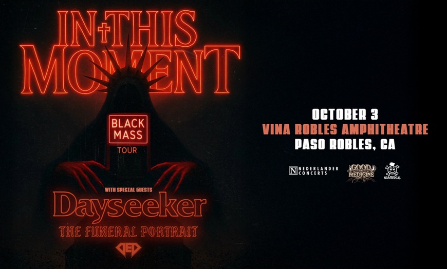 Image 1: In This Moment: Black Mass Tour - Up to 50% Off
