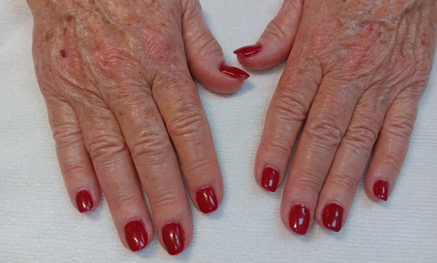 Image 1: Pamper Yourself With a Spa Manicure With Gel Polish or Regular Polish