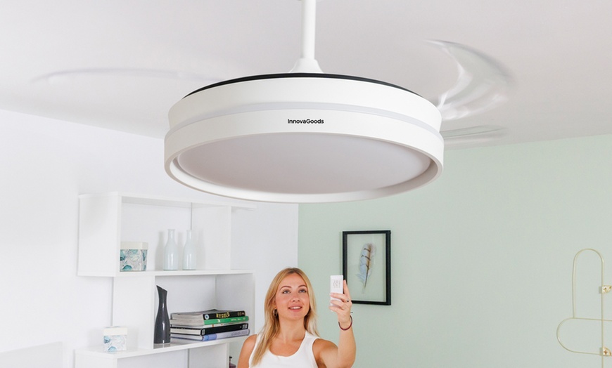 Image 1: Ventilatore da soffitto a LED Innovagoods