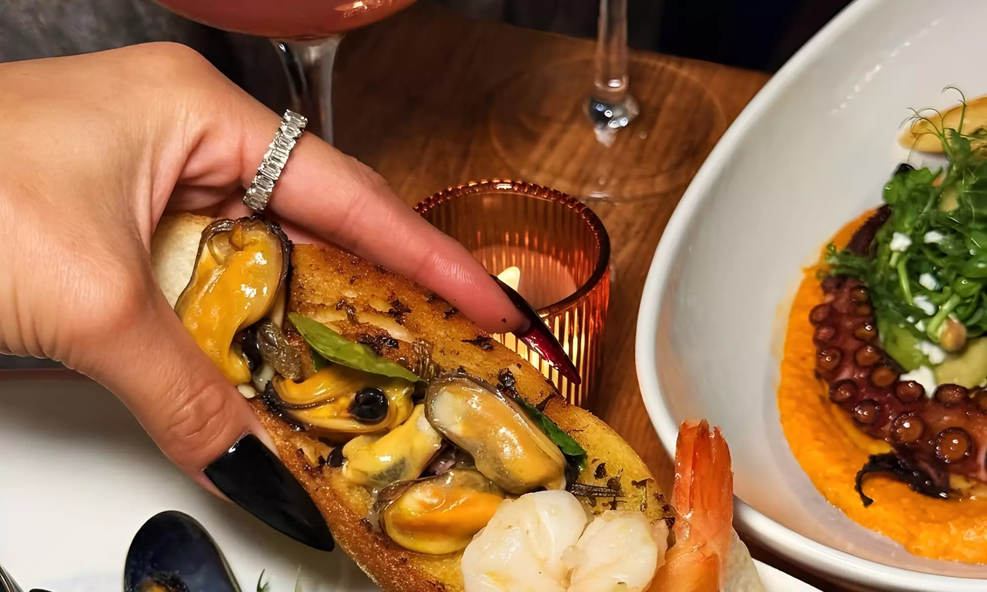 Savor $20, $40, or $60 Towards Mediterranean Dining with Rooftop Views