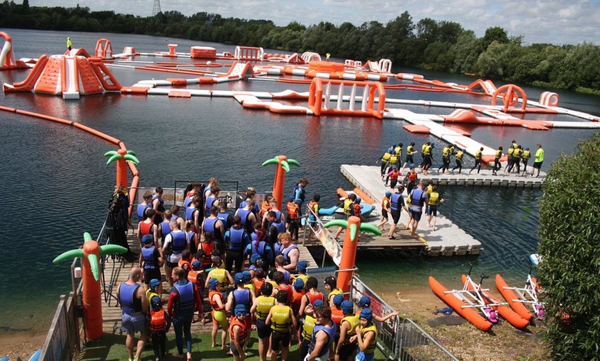 Image 2: Aqua Park Entry with Optional Wetsuit Hire for 1, 2, 3, or 4
