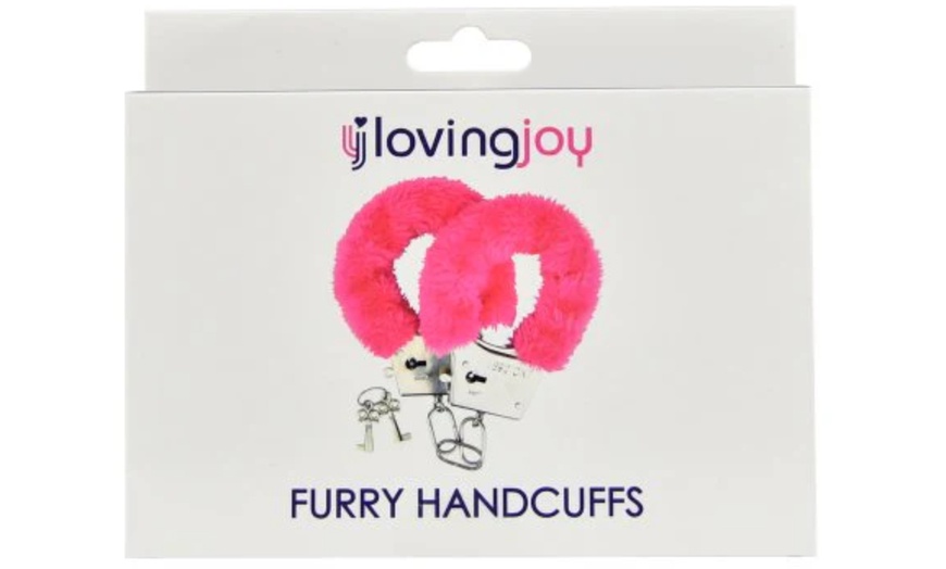 Image 5: Loving Joy Furry Handcuffs 