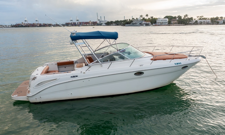 Image 13: Luxury Private Boat Tours for  Twelve at Miami Blusee Charters