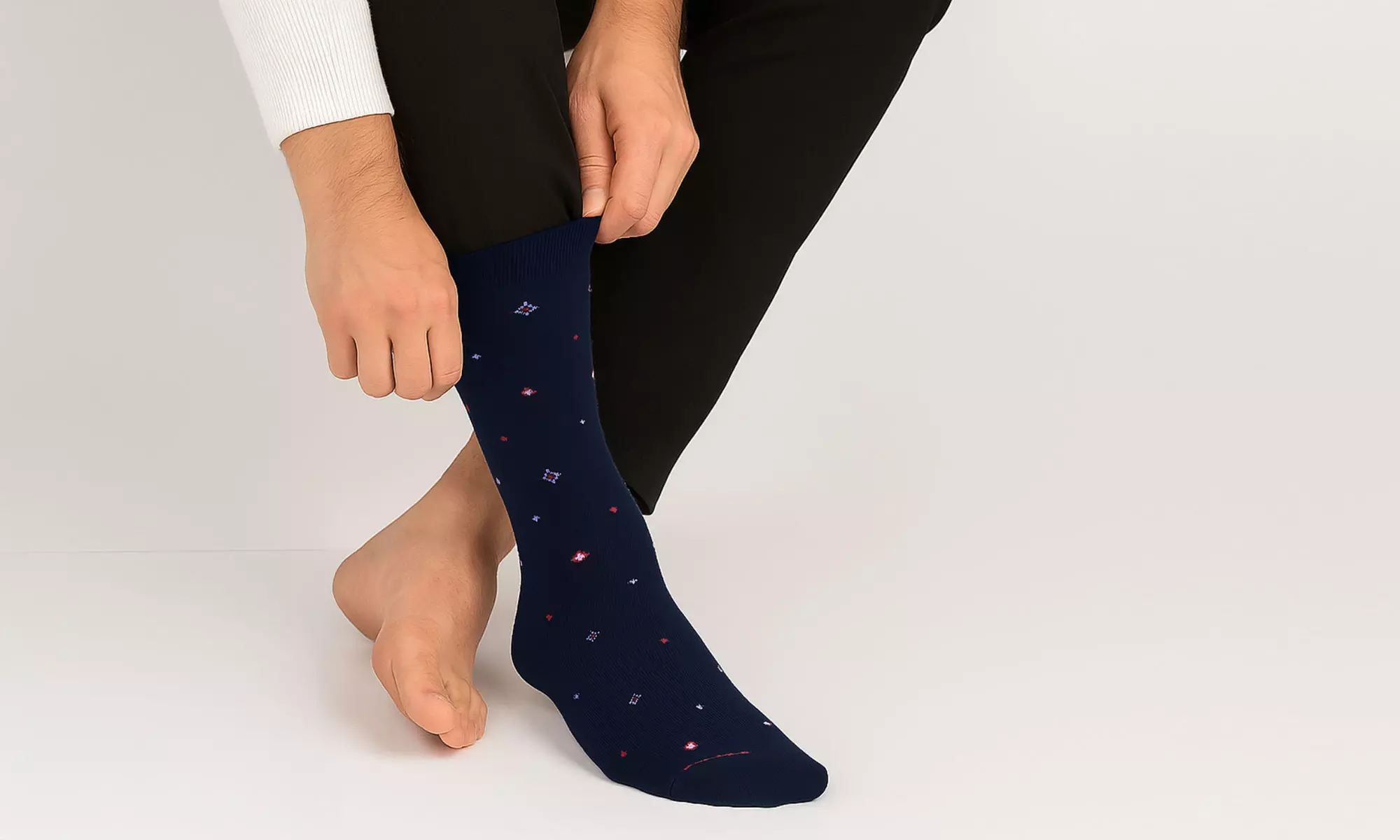 12er-Pack Kyros Crew- oder Wadensocken für Herren - Primary Image