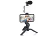 Kit vlogging multifuncional con iluminación led ajustable, trípode estable y mando a distancia - Second Medium
