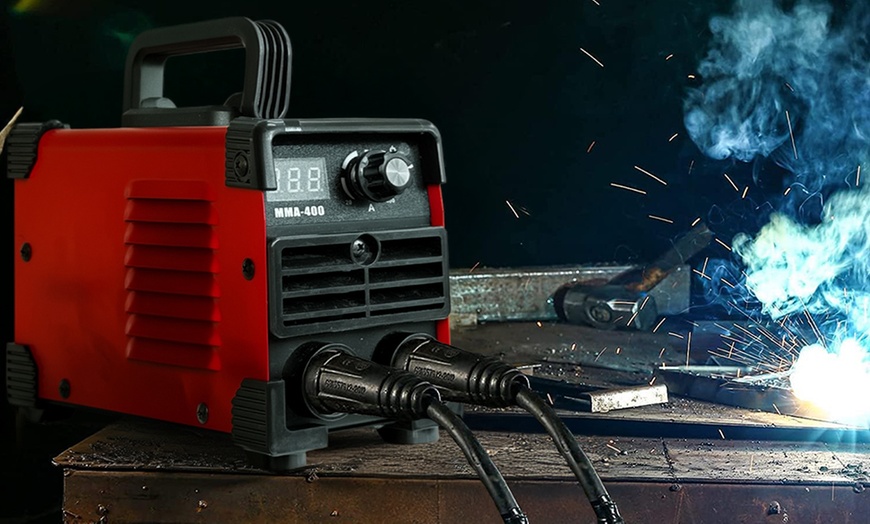 Image 1: Complete MMA-400 inverter las- en slijpset