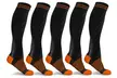 DCF Unisex Copper-Infused High-Energy Compression Socks (6-Pack) - Second Medium