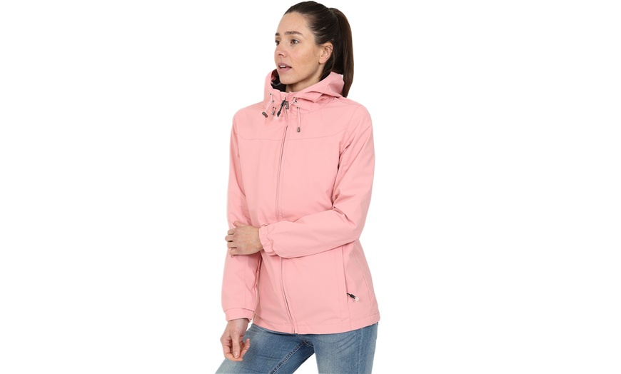 Image 10: Blu Apparel Women's Water-resistant Rain Jacket
