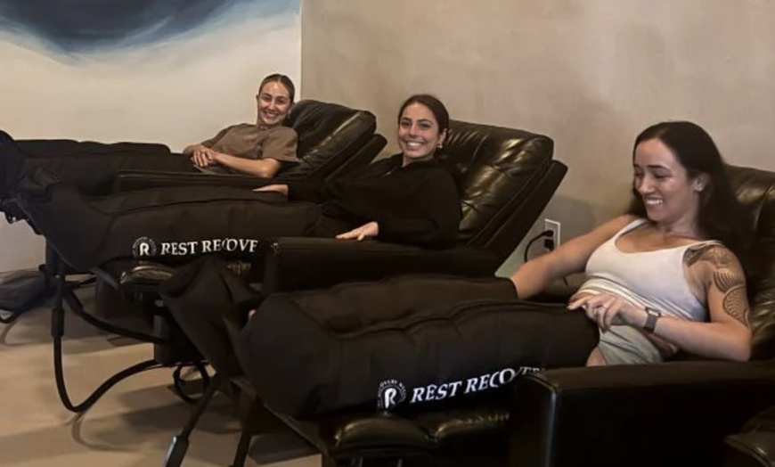 Image 5: Contrast Therapy–Cold Plunge / Infrared Sauna or Compression Therapy
