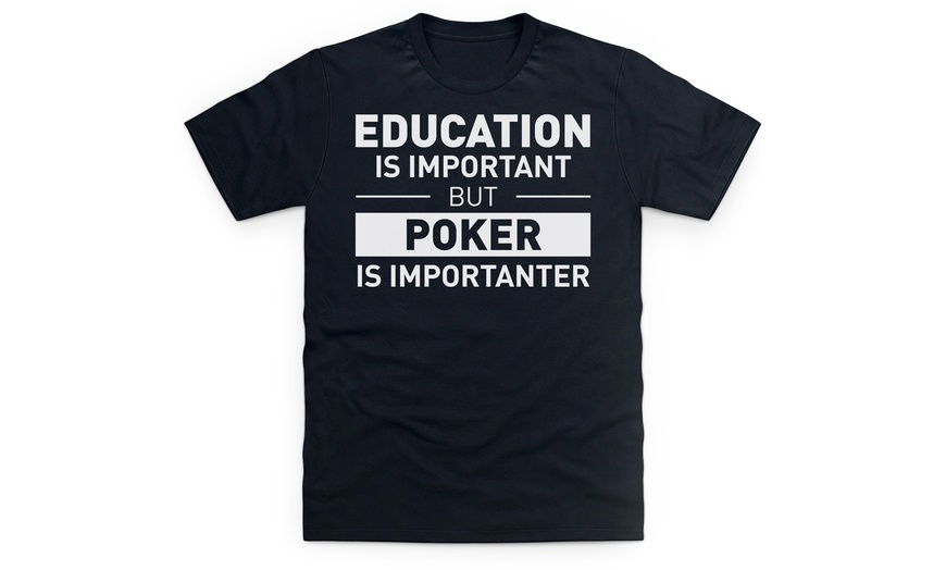 Image 5: Men's Poker-Themed T-Shirts