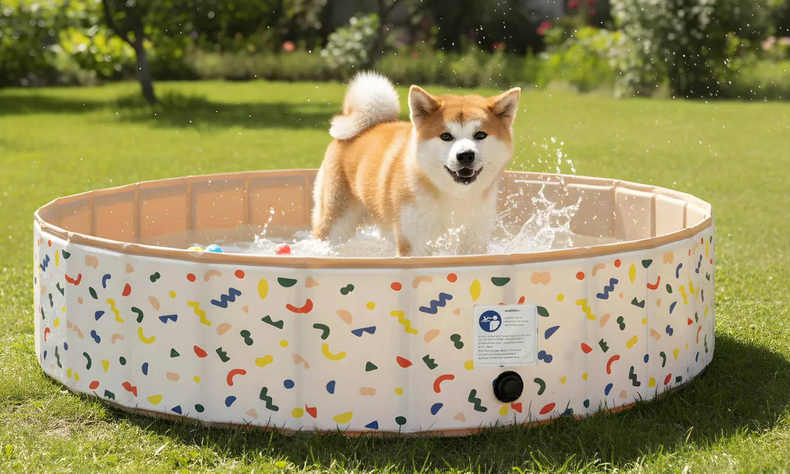 Skylos Pet Cooling Range – Foldable Pool and Interactive Splash Pad
