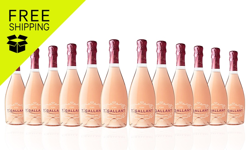 Image 1: T'Gallant IT Prosecco Rose (12 Bottles)
