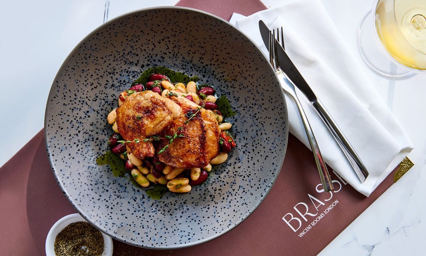 Image 1: Vincent Rooms: 2 or 3‑Course Brasserie Dining with Wine