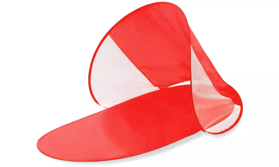 Strandmatte mit Pop-up-Sonnenschirm