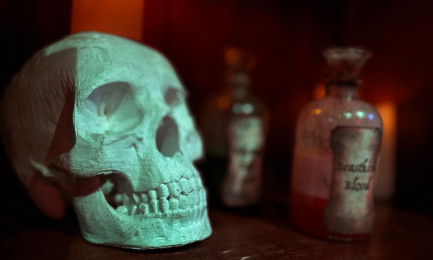 Image 1: Entry for Group of 2, 3, 4, 5 or 6 to The Alchemist Escape Room 