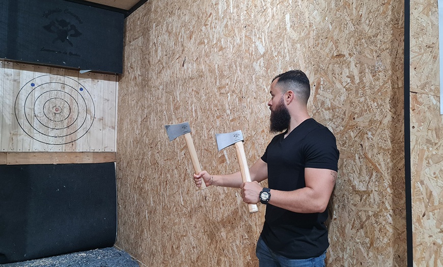 Image 5: Lanzamiento de hacha para 1, 2 o 4 personas