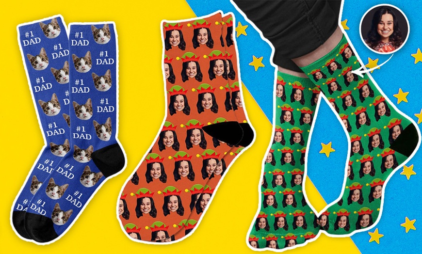 Image 2: Chaussettes personnalisables avec Justyling