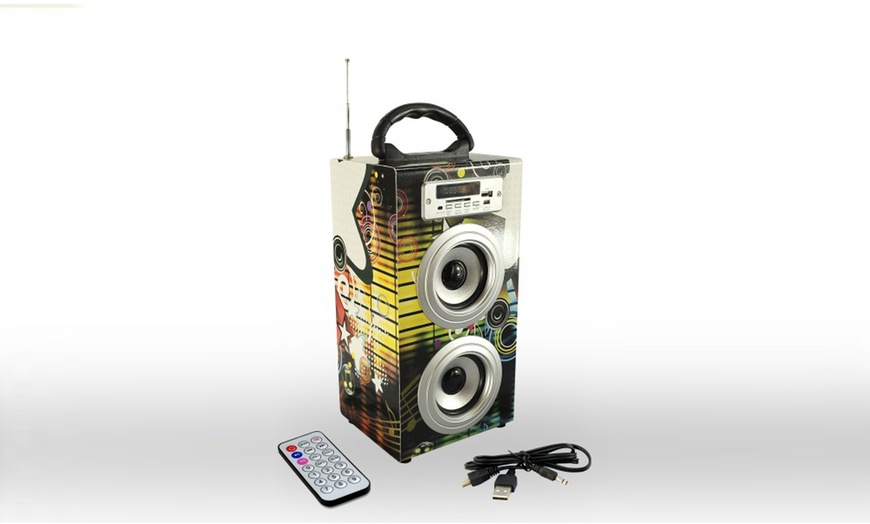 Image 11: Double Boom Box Speakers