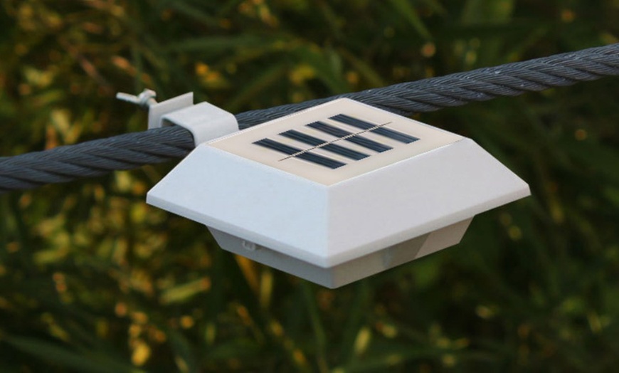 Image 4: Six Pieces of LED Solar Fence Light