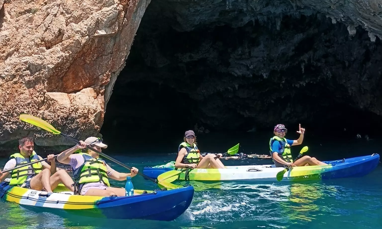 Excursión guiada en kayak de 3 horas con temtempié para niño o adulto