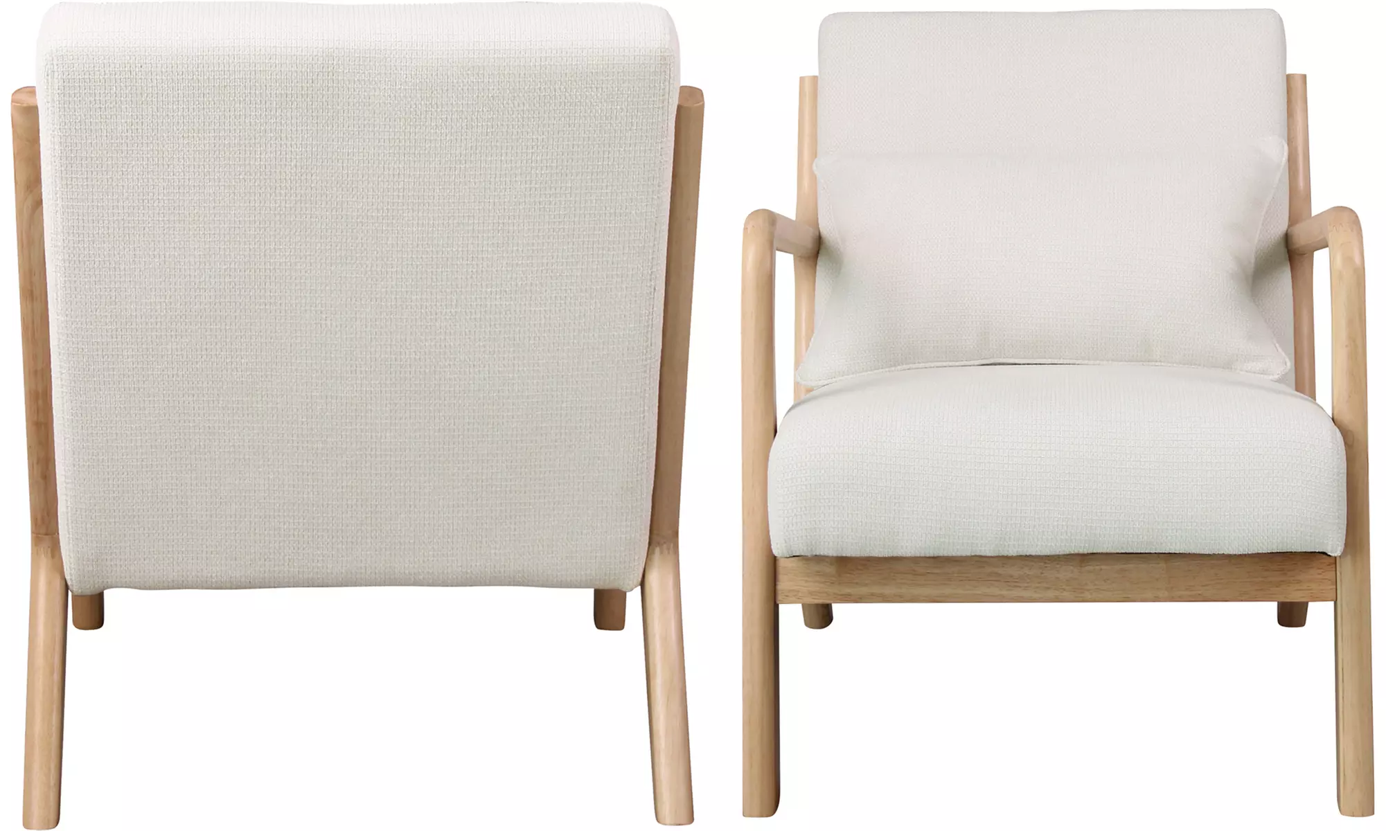 Poltrona in tessuto e legno Zach Doosense