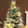 Image 12: Prelit Small Christmas Tree, Snow Flocked Tabletop Xmas Tree