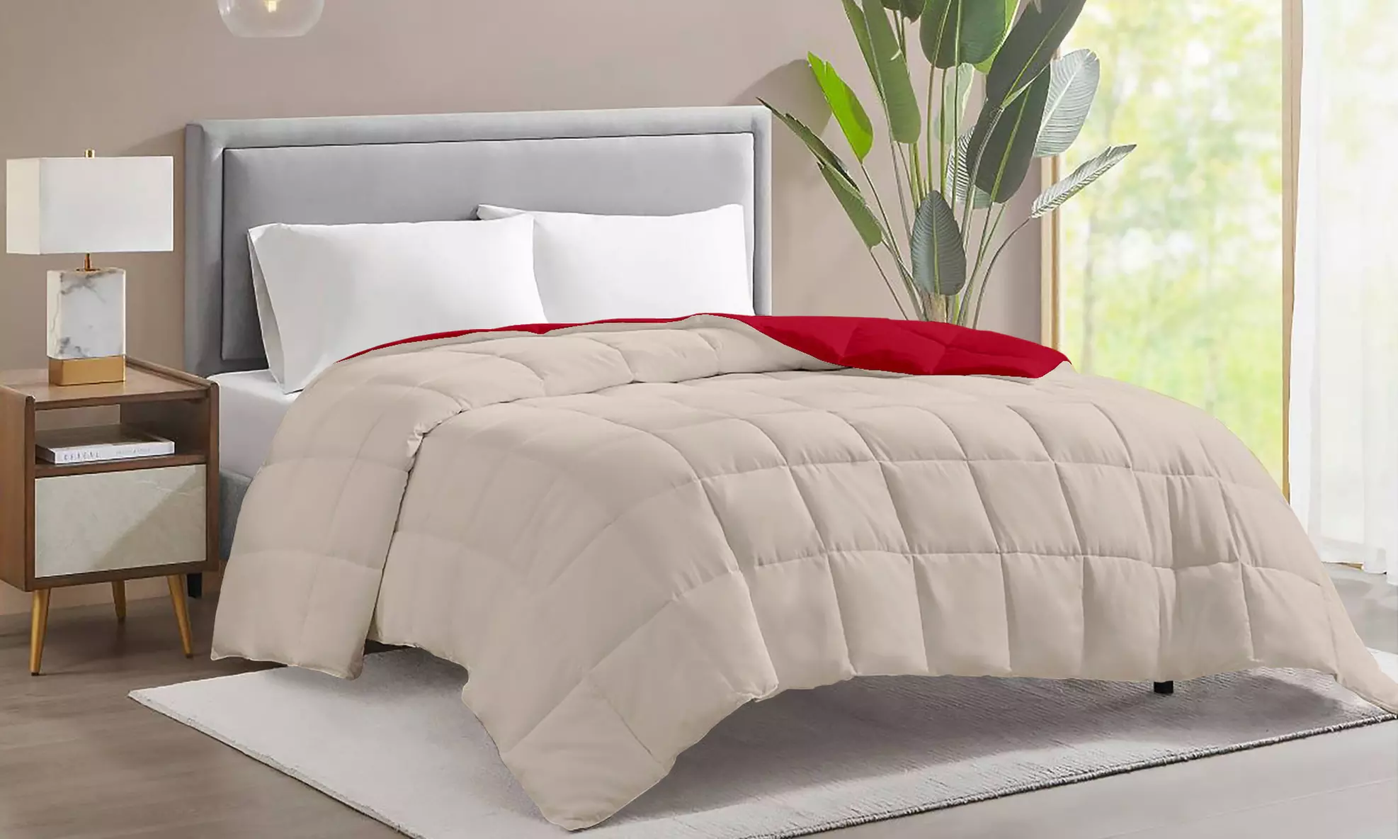 Edredón suave y cálido lavable a máquina