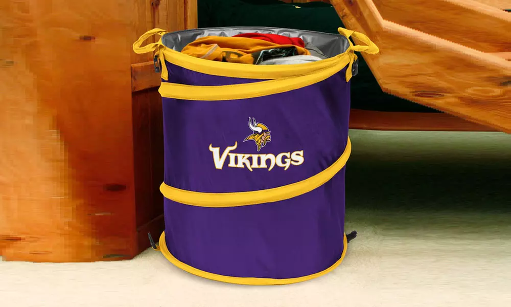 NFL 13 Gallon Collapsible 3-in-1 (Trashcan, Cooler, or Laundry Basket) - Primary Image