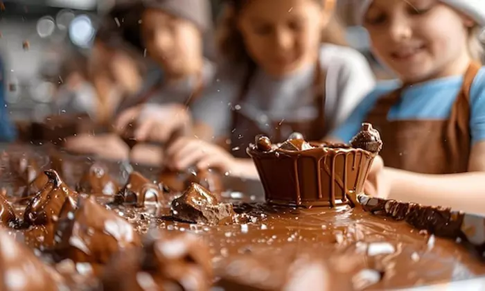 Taller creativo de chocolate de 90 minutos para niños y familias