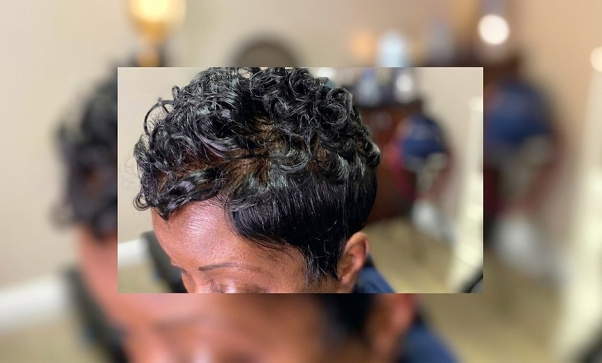 Image 4: Blowout & Silk Press or Choice of Haircut, Shampoo & Style Package