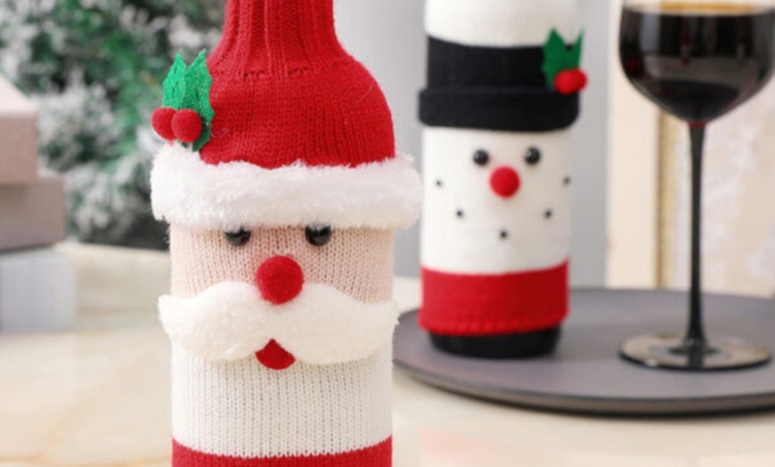 Image 8:  Knitted Wine Bottle Covers