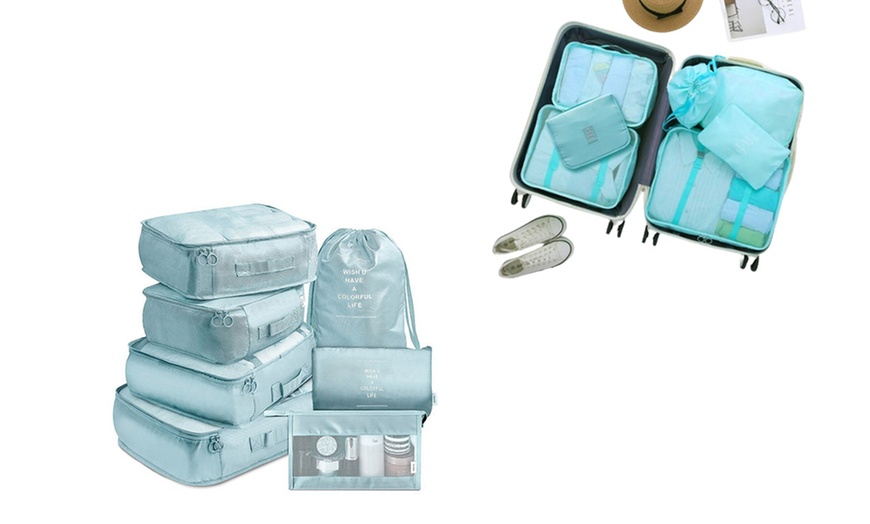 Image 6: 7Pcs Travel Packing Organizers