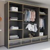 Image 8: Sweden Modern High Gloss Wardrobe with Drawers