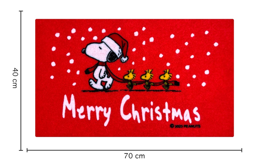 Image 7: Paillasson "Peanuts Snoopy Noël"