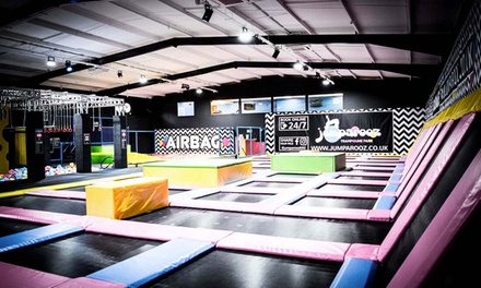 For One: One-hour Jump Session - Jumparooz Trampoline Park