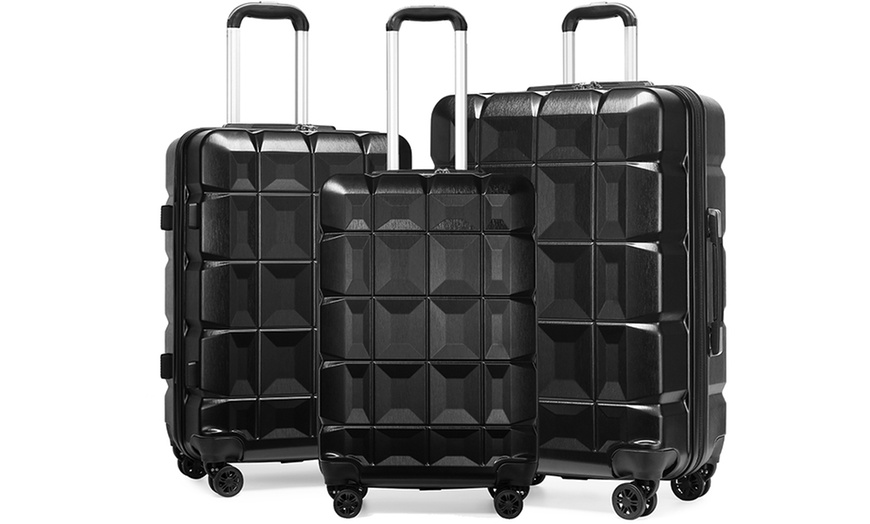 Image 19: One or Four Lightweight Suitcases with TSA Locks