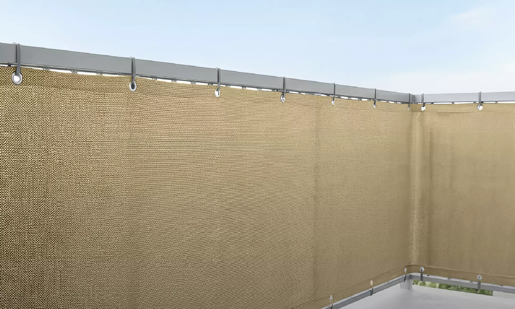 Lona protectora para balcones, terrazas y barandillas